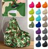 Green Bean® Sitzsack mit Rückenlehne, 230L Füllung waschbar, Polyester-PVC-Stoff camouflage-grün, 80 x 70 x 90 cm Bild 2
