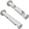 Innenlauf-Gardinenstangen-Set Platon Verano 100 cm, 2-läufig, 20 mm Ø Weiß Bild 5