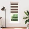 vidaXL Doppelrollo Braun 85x200 cm Stoffbreite 80,9 cm Polyester 4014362 Bild 2