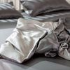 orignee Kissenbezug Seide Kissenbezug aus Maulbeerseide, Antracite, Anthracite&grey, (1 Stück), 100% Seide Bild 2