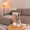 Bronx71 Schlafsofa 2-Sitzer Inka Bouclé Melange braun links/rechts Bild 5
