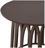 2er-Set Gartenbeistelltisch Boy - Kunststoff Lila / Braun, Ø 50 cm Bild 2