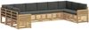 vidaXL Outdoor-Sofagarnitur 10 pcs Weiß und Anthrazit 3392592 Bild 2