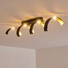 hofstein Deckenleuchte »Delia« längliche Deckenlampe aus Metall in Schwarz/Gold, 3000 Kelvin, 20 Watt, 1800 Lumen, in 3 Stufen dimmbar Bild 5