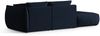 Micadoni Modulares Sofa Chris 3-Sitzer Links Samt Königsblau Bild 3