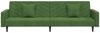 vidaXL Schlafsofa 2-Sitzer mit 2 Kissen Dunkelgrün Samt 375920 Bild 5