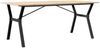 vidaXL Esstisch Y-Gestell 180x90x75 cm Massivholz Kiefer und Stahl 3282722 Bild 2
