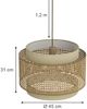 Deckenlampe Morten Creme 45 x 31 cm Vicco Bild 3