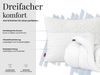 Anti-Stress Bettdecken-Set CALIMA 160 x 200 – Ganzjahresdecke mit Carbonfasern, 2x Kissen 40 x 80, Waschbar 40°C, Allergikergeeignet Bild 4
