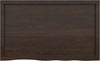 vidaXL Waschtischplatte Dunkelbraun 100x60x(2-6)cm Massivholz 3156232 Bild 4