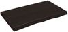 vidaXL Waschtischplatte Dunkelbraun 100x60x(2-6)cm Massivholz 3156232 Bild 2