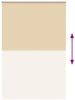 vidaXL Verdunkelungsrollo Beige 160x230 cm Stoffbreite 156,6 cm 4010828 Bild 5