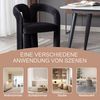 KLAM HOME Esszimmerstuhl Samt moderne Design Polsterstuhl mit Armlehne (gepolsterte dekorative Stühle/Esszimmerstühle 2er Set, 2 St), Wohnzimmer Küche Sessel 2-Stück/Satz Freizeitstühle Bild 2