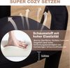KLAM HOME Esszimmerstuhl Samt moderne Design Polsterstuhl mit Armlehne (gepolsterte dekorative Stühle/Esszimmerstühle 2er Set, 2 St), Wohnzimmer Küche Sessel 2-Stück/Satz Freizeitstühle Bild 3