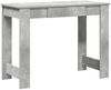 vidaXL Schreibtisch Betongrau 100x45x75 cm Holzwerkstoff 860430 Bild 2