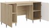 vidaXL Schreibtisch Sonoma-Eiche 142,5 x 50 x 75 cm Holzwerkstoff 3414587 Bild 3