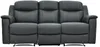 Vente-unique - EVASION Sofa and armchair set Leder Grau - B 96 cm x H 100 cm x L 205 cm95 cm Bild 5