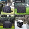 Abdeckhaube, Polyester, Rot, 117cm Bild 4