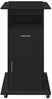vidaXL Podium Schwarz Eichen-Optik 55 x 55 x 107 cm Holzwerkstoff 862299 Bild 5