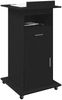vidaXL Podium Schwarz Eichen-Optik 55 x 55 x 107 cm Holzwerkstoff 862299 Bild 3