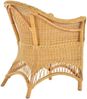 Krines Home Esszimmersessel Rattansessel Landhaus Flechtsessel Wintergarten Sessel Korbsessel, mit Armlehnen, Natur Rattan Bild 3