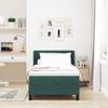 vidaXL Boxspringbett mit Kopfteil Dunkelgrün 200 x 100 cm Samt 3341459 Bild 3