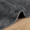 vidaXL Teppich OVIEDO Kurzflor Anthrazit 140x200 cm 375469 Bild 4