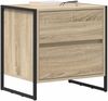 vidaXL Nachttisch 2 pcs Sonoma 50 x 39,5 x 50 cm Holzwerkstoff 886681 Bild 3