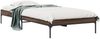 vidaXL Bettgestell Braun Eichen-Optik 100x200 cm Holzwerkstoff Metall 845030 Bild 2
