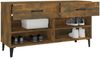 vidaXL Schuhschrank Räuchereiche 102x35x55 cm Holzwerkstoff 817570 Bild 5