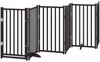 vidaXL 12-tlg. Hundetor mit Tür Faltbar Schwarz 600 cm Pappelholz 3155713 Bild 3