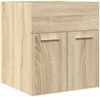 vidaXL Waschbeckenschrank Sonoma-Eiche 41x38,5x46 cm Holzwerkstoff 856203 Bild 2