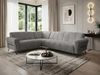 Beautysofa Ecksofa mit Metallbeine in schwarzer VOLARE L, mit höchstem Sitzkomfort, ohne Schlaffunktion Bild 5