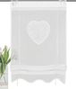 HOME WOHNIDEEN Bändchenrollo CORAZON, mit Hakenaufhängung, Bändchenrollo, bestickt Bild 3