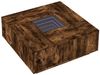 vidaXL Couchtisch mit Infinity-LED Räuchereiche 100x100x40 cm 3284046 Bild 3