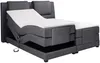 Vente-unique - CASTEL Bett Stoff Grau - B 183 cm x H 125 cm x L 218 cm Bild 3