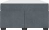 vidaXL Bettrahmen mit Matratze Dunkelgrau 120 x 190 cm Stoff 3399279 Bild 5