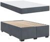 vidaXL Bettrahmen mit Matratze Dunkelgrau 120 x 190 cm Stoff 3399279 Bild 4