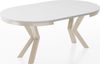 WFL GROUP Esstisch Clara Cashmere (erhältlich in zwei Größen – 100/120 cm, ausziehbar auf 180/200 cm), platzsparender Industrial Tisch in Holzoptik für Wohnzimmer oder Küche Bild 3