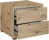 Nachtkommode >Smilla< in Artisan Eiche, Melamin - 46x43x42cm (BxHxT) Bild 3