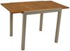TPFGarden Gartentisch CANTERBURY (Balkon-Ausziehtisch - Gartentisch silbergrau, Hochwertiger Balkontisch - Alu und Akazie - FSC®-zertifiziert), Outdoor Esstisch - Terrassentisch - Maße (BxHxT): 70 x 75 x 80/120 cm Bild 4