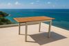 TPFGarden Gartentisch CANTERBURY (Balkon-Ausziehtisch - Gartentisch silbergrau, Hochwertiger Balkontisch - Alu und Akazie - FSC®-zertifiziert), Outdoor Esstisch - Terrassentisch - Maße (BxHxT): 70 x 75 x 80/120 cm Bild 2