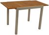 TPFGarden Gartentisch CANTERBURY (Balkon-Ausziehtisch - Gartentisch silbergrau, Hochwertiger Balkontisch - Alu und Akazie - FSC®-zertifiziert), Outdoor Esstisch - Terrassentisch - Maße (BxHxT): 70 x 75 x 80/120 cm Bild 5