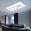 LED Deckenleuchte, dimmbar, Fernbedienung, CCT, L 60 cm Bild 2