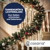 Casaria 2er Set Weihnachtsgirlande 100LEDs Bild 4