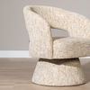 Bronx71 Sessel Josh drehbar Chenille beige Bild 5