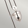 Hängeleuchte, Deckenlampe, Stahl Nickel, D 37 cm Bild 3