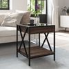 vidaXL Couchtisch mit Infinity-LED Braun Eichen-Optik 40x40x49 cm 847696 Bild 4