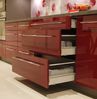 Schubladenunterschrank Platinum 90x50x82cm Teilauszug Hochglanz Farbe weiß Bild 3