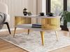 Couchtisch Rajkon Oval Gold (Farbe: Gold / Cashmere) Bild 2